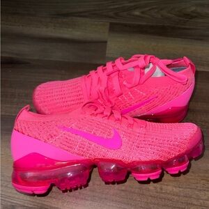 The Nike Air VaporMax Flyknit 3 Triple Pink
